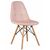 Набор 4 шт Стул обеденный DOBRIN BENNET, ножки светлый бук, пудрово-розовый велюр (HLR-39), Вариант: ножки светлый бук, пудрово-розовый велюр (HLR-39), изображение 2 | Интернет магазин мебели и декора LifeDekor