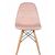 Набор 4 шт Стул обеденный DOBRIN BENNET, ножки светлый бук, пудрово-розовый велюр (HLR-39), Вариант: ножки светлый бук, пудрово-розовый велюр (HLR-39), изображение 7 | Интернет магазин мебели и декора LifeDekor