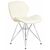 Набор 4 шт Стул обеденный DOBRIN BUTTERFLY CHROME, ножки хром, цвет кремовый, Вариант: ножки хром, цвет кремовый, изображение 3 | Интернет магазин мебели и декора LifeDekor