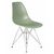 Набор 4 шт Стул обеденный DOBRIN DSR, ножки хром, цвет мятный (NX-G-09), Вариант: ножки хром, цвет мятный (NX-G-09), изображение 3 | Интернет магазин мебели и декора LifeDekor