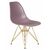 Набор 4 шт Стул обеденный DOBRIN DSR, ножки золотые, цвет сиреневый (P-04), Вариант: ножки золотые, цвет сиреневый (P-04), изображение 3 | Интернет магазин мебели и декора LifeDekor