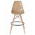 Набор 2 шт Стул барный DOBRIN DSW BAR, ножки светлый бук, цвет сиденья бежевый (GR-03), Вариант: ножки светлый бук, цвет сиденья бежевый (GR-03), изображение 7 | Интернет магазин мебели и декора LifeDekor