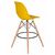 Набор 2 шт Стул барный DOBRIN DSW BAR, ножки светлый бук, цвет сиденья жёлтый (Y-01), Вариант: ножки светлый бук, цвет сиденья жёлтый (Y-01), изображение 5 | Интернет магазин мебели и декора LifeDekor