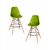 Набор 2 шт Стул барный DOBRIN DSW BAR, ножки светлый бук, цвет сиденья салатовый (G-08), Вариант: ножки светлый бук, цвет сиденья салатовый (G-08) | Интернет магазин мебели и декора LifeDekor