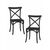 Набор 2 шт Стул обеденный DOBRIN MASON, цвет чёрный (B-03), Вариант: цвет чёрный (B-03) | Интернет магазин мебели и декора LifeDekor