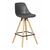Набор 2 шт Стул полубарный DOBRIN RONNI, ножки светлый бук, тёмно-серый (GR-04), Вариант: ножки светлый бук, тёмно-серый (GR-04), изображение 2 | Интернет магазин мебели и декора LifeDekor