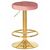 Набор 2 шт Табурет барный DOBRIN BRUNO GOLD, пудрово-розовый велюр (MJ9-32), Вариант: пудрово-розовый велюр (MJ9-32) | Интернет магазин мебели и декора LifeDekor