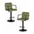 Набор 2 шт Стул барный DOBRIN KRUGER ARM BLACK, зеленый вельвет (LAR-E2041-7), Вариант: зеленый вельвет (LAR-E2041-7) | Интернет магазин мебели и декора LifeDekor