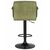 Набор 2 шт Стул барный DOBRIN KRUGER ARM BLACK, зеленый вельвет (LAR-E2041-7), Вариант: зеленый вельвет (LAR-E2041-7), изображение 6 | Интернет магазин мебели и декора LifeDekor