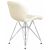 Набор 2 шт Стул обеденный DOBRIN BUTTERFLY CHROME, ножки хром, цвет кремовый, изображение 5 | Интернет магазин мебели и декора LifeDekor