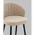 Стул полубарный Ханнингем велюр бежевый, изображение 10 | Интернет магазин мебели и декора LifeDekor