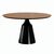Стол круглый Lucas 120, шпон / опора черная | Интернет магазин мебели и декора LifeDekor