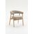 Стул обеденный Zubo с деревянными ножками бежевый 2 шт., изображение 2 | Интернет магазин мебели и декора LifeDekor