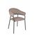 Стул обеденный Leya мокка 2 шт., изображение 2 | Интернет магазин мебели и декора LifeDekor