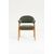 Стул обеденный Tavu с деревянными ножками зеленый 2 шт., изображение 3 | Интернет магазин мебели и декора LifeDekor
