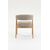 Стул обеденный Zubo с деревянными ножками бежевый 2 шт., изображение 5 | Интернет магазин мебели и декора LifeDekor