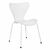 Стул Seven Style белый с белыми ножками | Интернет магазин мебели и декора LifeDekor