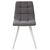 Стул CHILLI SQUARE UF860-19B темно-серый, ткань/ белый каркас М-City | Интернет магазин мебели и декора LifeDekor