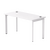 Стол прямой Everprof EVO на металлокаркасе 1380х670х755 мм опоры 45гр Белый/Белый | Интернет магазин мебели и декора LifeDekor