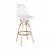 Стул DSW барный белый | Интернет магазин мебели и декора LifeDekor