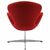 Кресло SWAN CHAIR красный кашемир, Цвет: Красный, изображение 4 | Интернет магазин мебели и декора LifeDekor