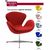 Кресло SWAN CHAIR красный кашемир, Цвет: Красный, изображение 8 | Интернет магазин мебели и декора LifeDekor