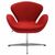 Кресло SWAN CHAIR красный кашемир, Цвет: Красный, изображение 2 | Интернет магазин мебели и декора LifeDekor