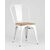 Стул TOLIX WOOD белый глянцевый, изображение 2 | Интернет магазин мебели и декора LifeDekor
