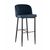 Стул барный Оскар велюр сине-зеленый | Интернет магазин мебели и декора LifeDekor