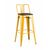 Стул барный TOLIX WOOD со спинкой желтый | Интернет магазин мебели и декора LifeDekor