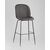 Стул барный Beetle PU со спинкой серый, изображение 2 | Интернет магазин мебели и декора LifeDekor