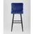 Стул барный Ститч велюр синий, изображение 3 | Интернет магазин мебели и декора LifeDekor