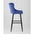 Стул барный Ститч велюр синий, изображение 4 | Интернет магазин мебели и декора LifeDekor