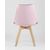 Стул FRANKFURT велюр розовый, изображение 7 | Интернет магазин мебели и декора LifeDekor