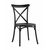 Стул Кроссбэк пластиковый черный | Интернет магазин мебели и декора LifeDekor