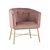 Кресло Шале велюр розовый | Интернет магазин мебели и декора LifeDekor