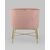 Кресло Шале велюр розовый, изображение 9 | Интернет магазин мебели и декора LifeDekor