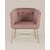 Кресло Шале велюр розовый, изображение 7 | Интернет магазин мебели и декора LifeDekor