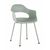 Стул Lady пластик серо-зеленый | Интернет магазин мебели и декора LifeDekor