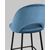 Стул барный Меган велюр пыльно-синий, изображение 9 | Интернет магазин мебели и декора LifeDekor