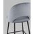 Стул барный Меган велюр серый, изображение 8 | Интернет магазин мебели и декора LifeDekor