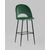 Стул барный Меган велюр зеленый, изображение 2 | Интернет магазин мебели и декора LifeDekor