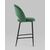Стул полубарный Меган велюр зеленый, изображение 4 | Интернет магазин мебели и декора LifeDekor