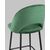 Стул полубарный Меган велюр зеленый, изображение 7 | Интернет магазин мебели и декора LifeDekor