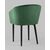 Стул с подлокотниками Нейтон велюр зеленый, изображение 6 | Интернет магазин мебели и декора LifeDekor