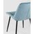 Стул Флекс велюр пыльно-голубой, изображение 9 | Интернет магазин мебели и декора LifeDekor