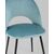 Стул Меган велюр пыльно-голубой, изображение 10 | Интернет магазин мебели и декора LifeDekor