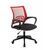 Кресло офисное TopChairs ST-Basic сетка/ткань красный, изображение 2 | Интернет магазин мебели и декора LifeDekor