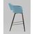 Стул барный Саймон велюр пыльно-голубой, изображение 4 | Интернет магазин мебели и декора LifeDekor