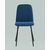 Стул Easy велюр синий, изображение 5 | Интернет магазин мебели и декора LifeDekor